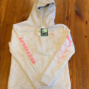 NWT Girls PUMA hooded sweatshirt